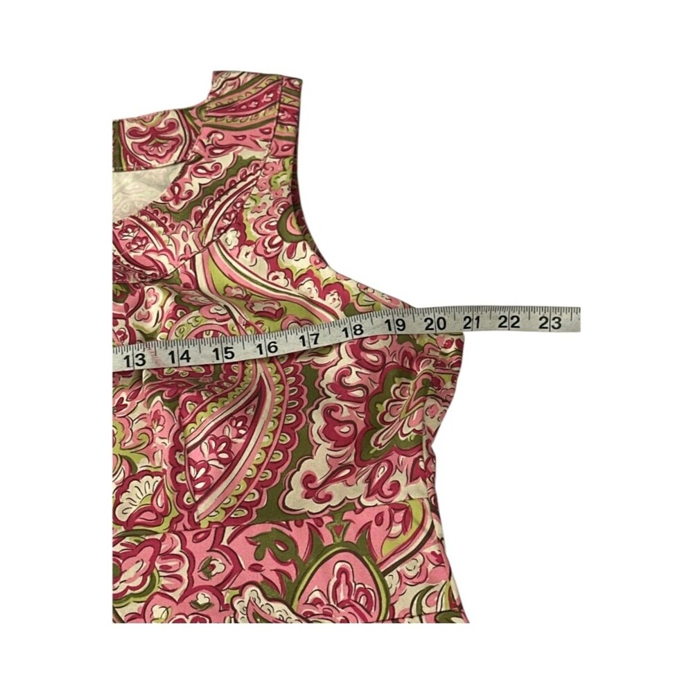 Jones New York Paisley Stretch Sleeveless Sheath Dress 14 - Picture 5 of 10